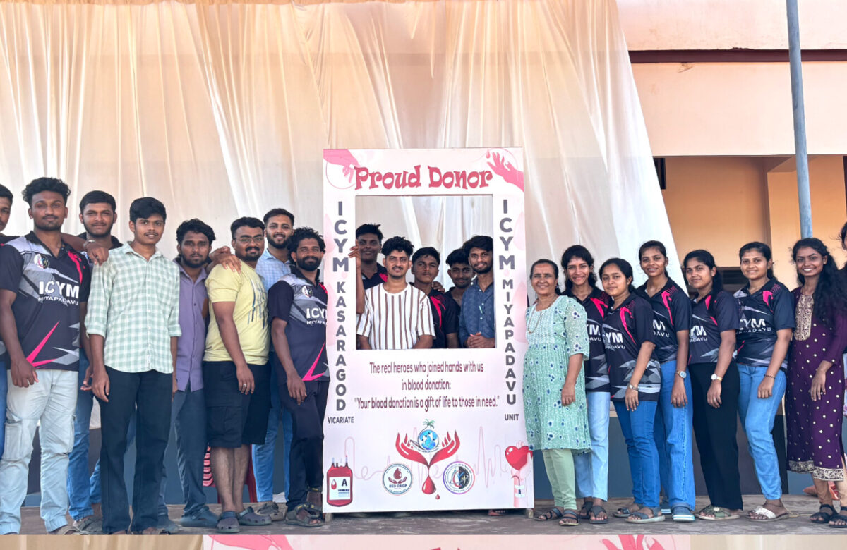 Drops of hope: ICYM Kasaragod Vicariate and Miyapadav unit inspire through blood donation